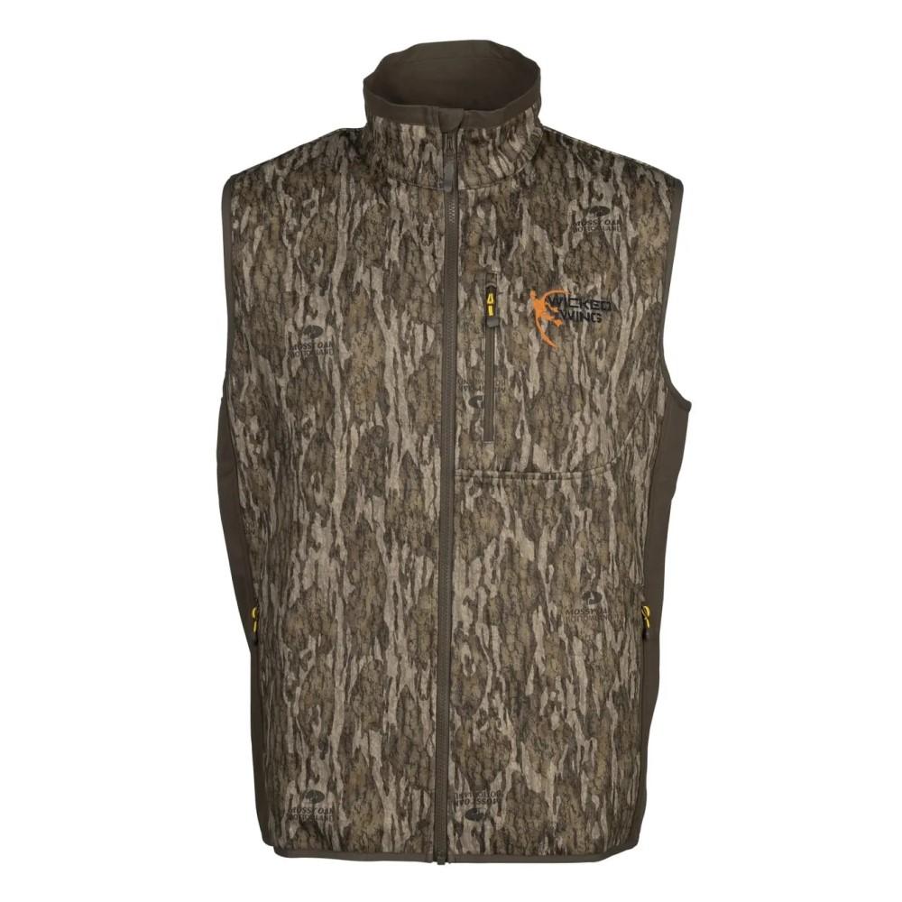Browning Field Pro Water-Resistant Vest Mossy Oak Bottomland L