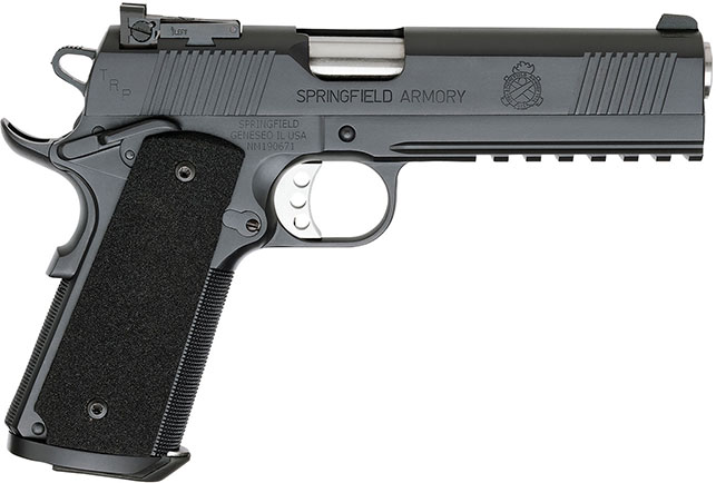 Springfield TRP Operator Pistol PC9105LCA18, 45 ACP, 5 in, Composite Grip, Black Finish, Night Sights, 7 Rd