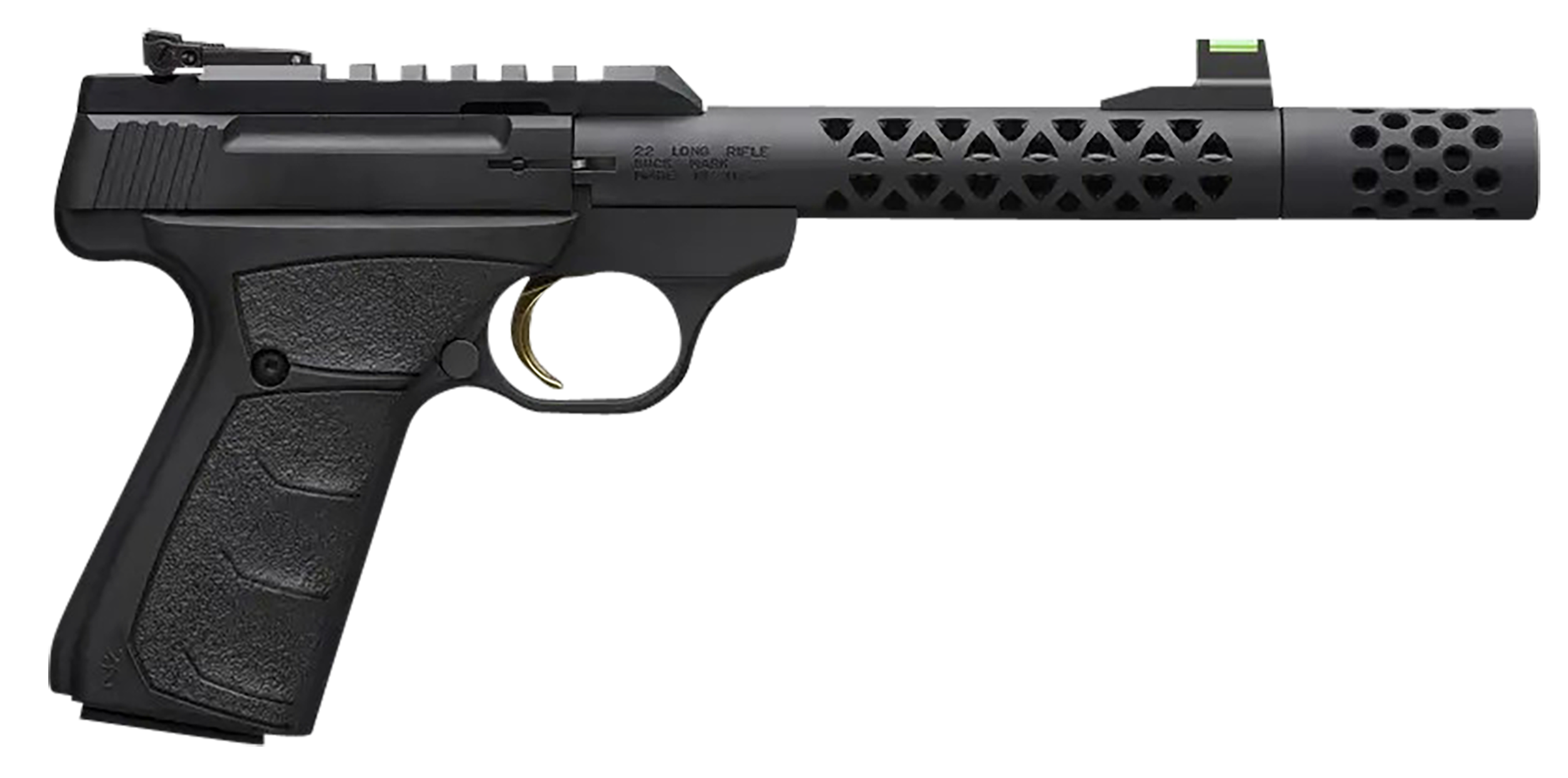 Browning Buck Mark Plus Pistol 051584490, 22 LR, 5.87", Black Ultragrip FX, Black Finish, 10 Rds