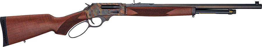 Henry Side Gate Lever Action Rifle H010GCC, 45-70 Gov, 22", American Walnut Stock, Color Case Hardened Finish, Large Loop, 4Rd