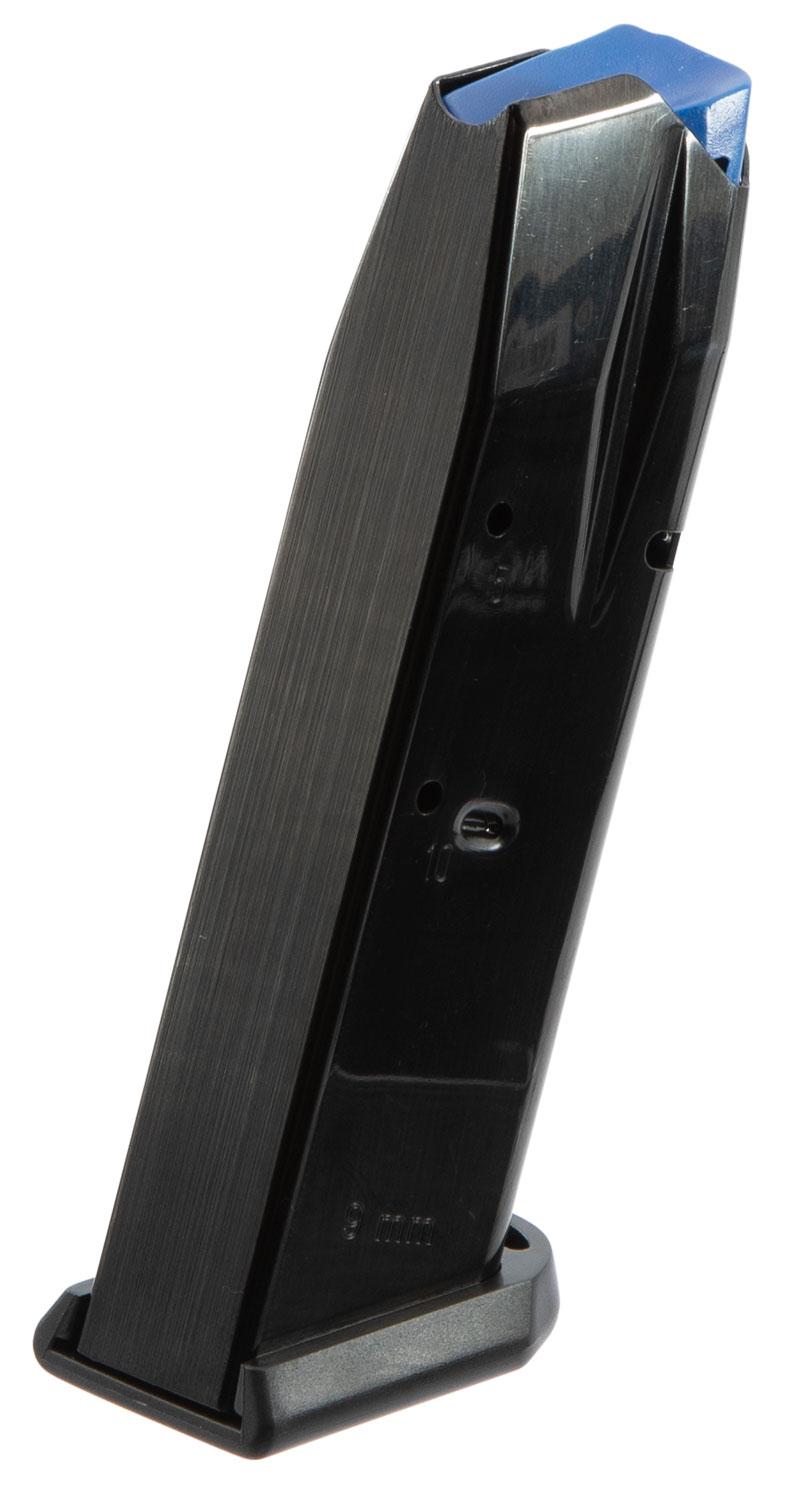 MEC-GAR 9mm Luger Magazine for CZ P-01/75 Compact/PCR, 10 Rounds, Blued (MGCZCOMP10B)