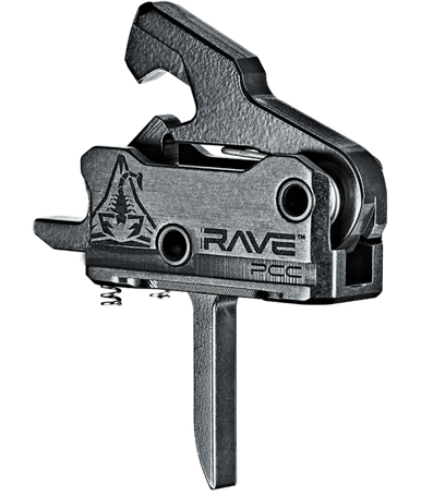 Rise Armament RAVE PCC Flat Trigger with Anti-Walk Pins -Crisp, Clean 3.5-lb. Trigger Pull