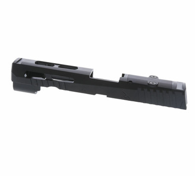 Rival Arms Sig P320 Fullsize Optics Ready Slide - RMR Ready Slide Cut, Black QPQ Finish