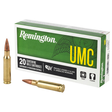 Remington Ammo UMC 308 Winchester - 150 Grain, Full Metal Jacket, 20 Round Box