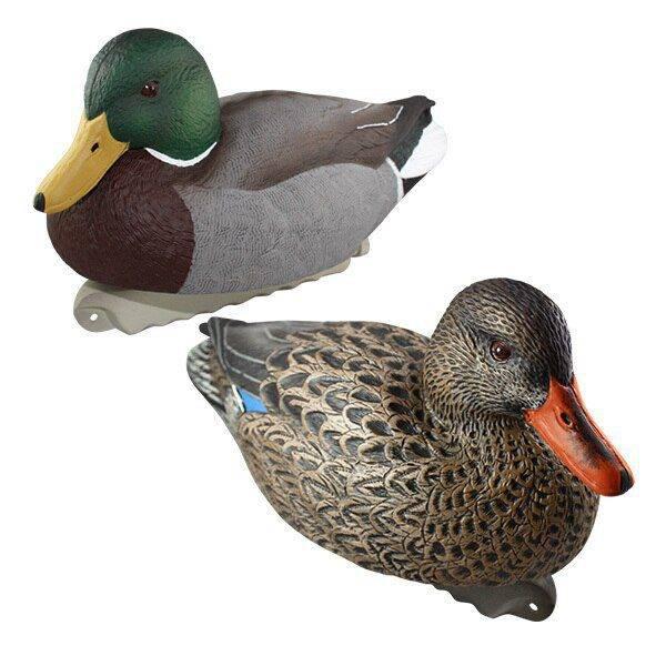 Cupped Waterfowl Finishing Mallard Duck Decoy Set 6 Piece with Weighted Keel