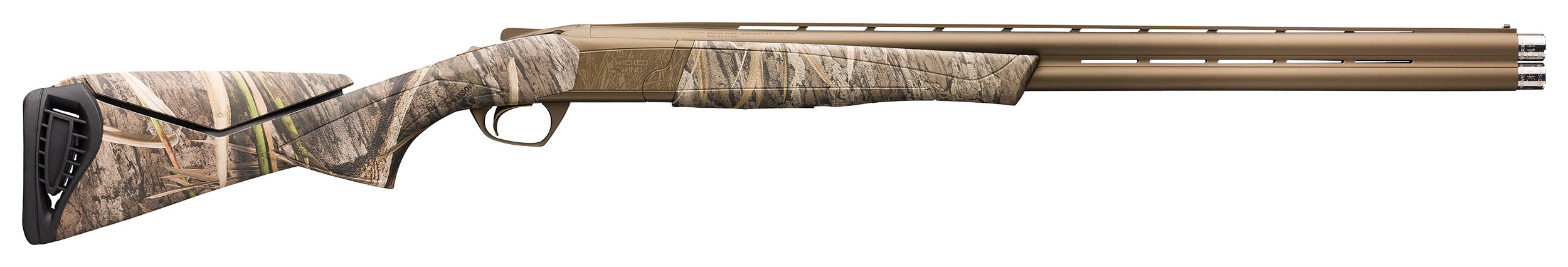 Browning Cynergy Wicked Wings Shotgun 018722204, 12 Gauge, 28", 3-1/2" Chmbr , Shadow Grass Blades Habitat, Bronze Finish