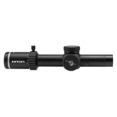 Riton Optics 5 TACTIX Thunder Ranch 1-6X24mm Rifle Scope - 30mm Tube, THR Green Illuminated Reticle, Black
