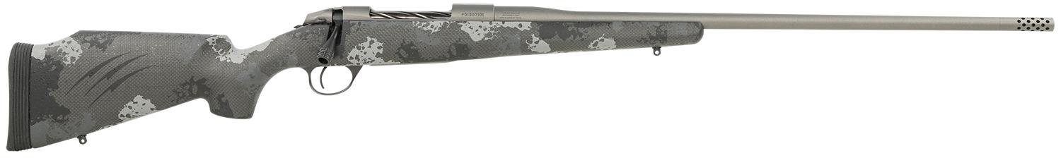 Fierce Fury Bolt Action Rifle FSF7RM24TP, 7mm Rem Mag, 24", Phantom Camo, Gray Cerakote, 3 Rds
