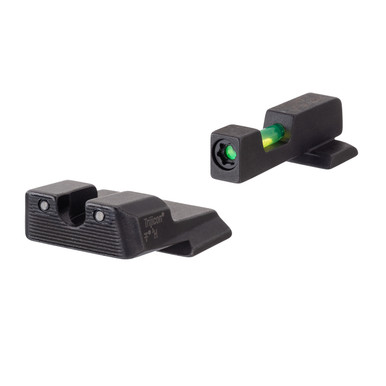 Trijicon DI Night Sight Set Green Tritium / Black Outline Fits S&W M&P SD - SA837-C-601108