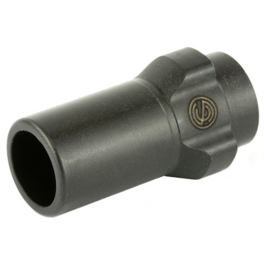 SilencerCo 3-Lug Muzzle Device - 9MM, 1/2X36, Black Finish