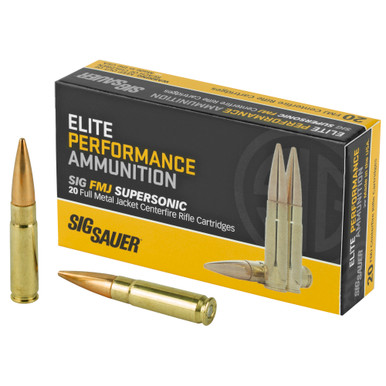 Sig Sauer Elite Performance 300 Blackout 125 Grain Full Metal Jacket - 20 Round Box