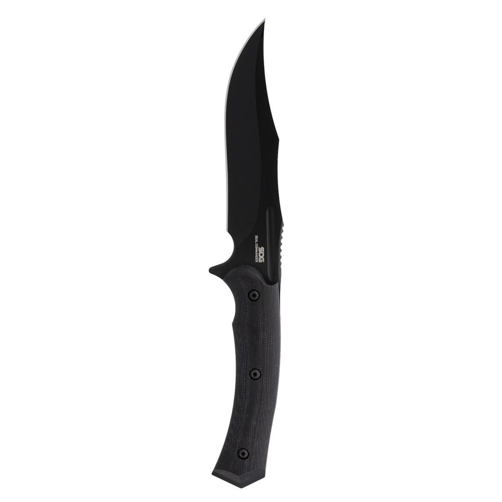 SOG Seal Commander S35VN Clip Point Fixed Blade Knife Box