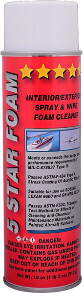 Corrosion Technologies 5 Star Foaming Cleaner, 18oz Aerosol Can (56974)