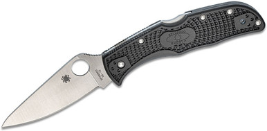 Spyderco Endela Lightweight Folding Knife - 3.41" VG10 Satin Plain Blade