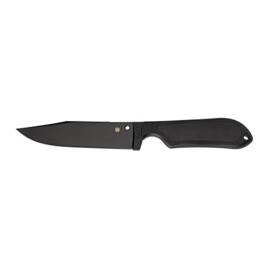 Spyderco Street Bowie Fixed Blade | 5" VG10 Black Blade, FRN Handles