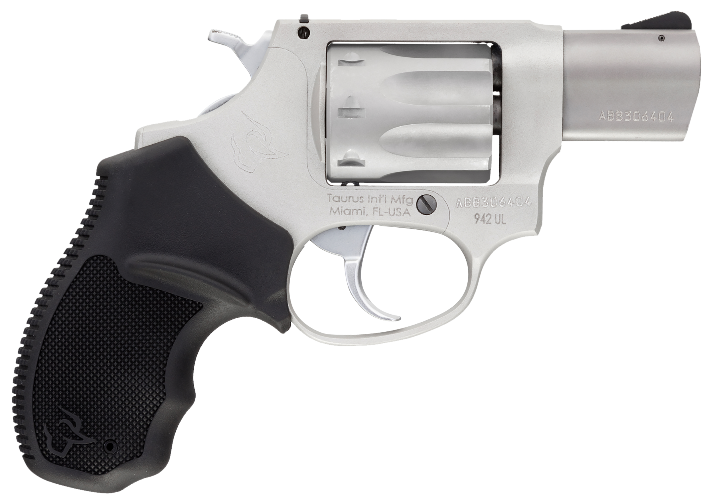 Taurus 942 Ultra-Lite Revolver 2942039UL, 22 LR, 3", Black Polymer Grip, Matte Stainless Finish, 8 Rd
