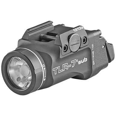 Streamlight TLR-7 Sub Weaponlight - 500 Lumens, Black, For 1913 Short Models