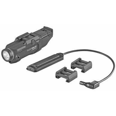 Streamlight TLR RM2 Laser w/ Remote Pressure Switch - Tac Light w/laser, 1,000 Lumens, Black, Includes Tail Cap Switch, Mounting Clips, Key Kit