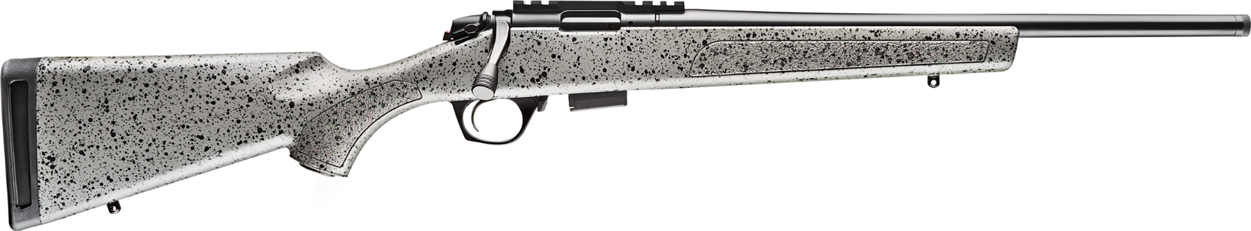 Bergara BMR Bolt Action Rifle BMR005, 17 HMR, 20", Black Speck Gray Stock, Black Finish, 5 Rds