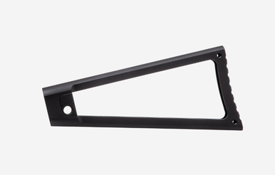 Doublestar Ace Triangle Skeleton Stock -AK47 Triangle Stock, Aluminum, Anodized Finish, Black