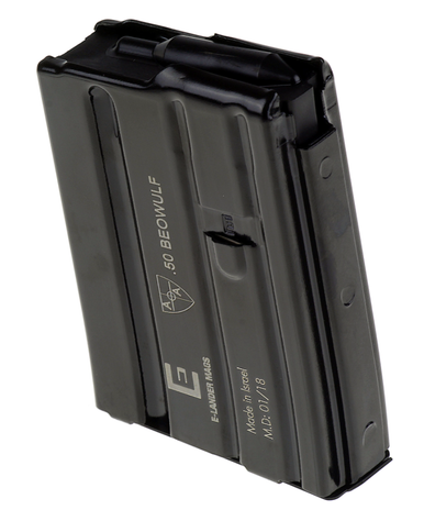 Alexander Arms .50 Beowulf 4-Round Magazine - Black, Steel