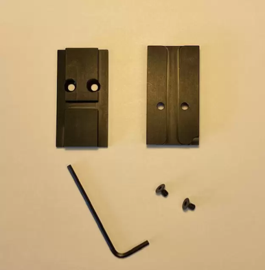 DNZ Mount Plate for Glock MOS to Aimpoint ACRO Adapter Plate - Black Aluminum