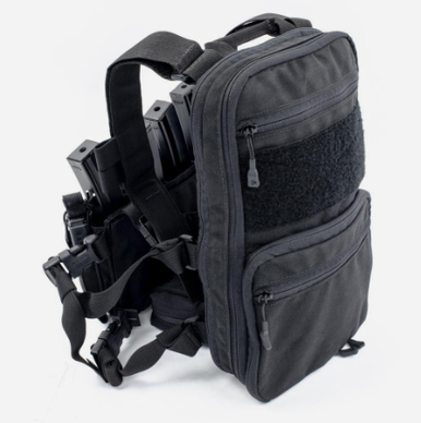 Haley Strategic Partners Flatpack 2.0 - Black - Includes Shoulder Straps and Side Straps For D3CR Attachment