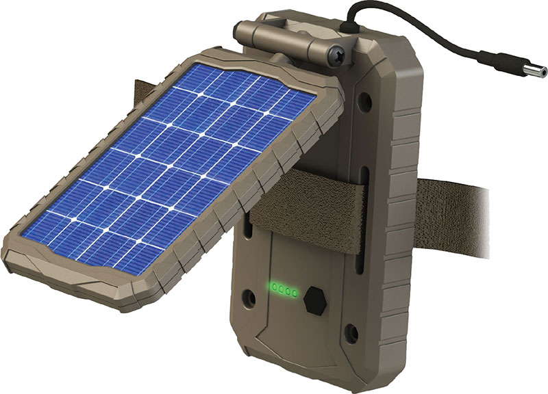 Stealth Cam Sol-Pak for Wireless/Cellular Trail Camera (STC-SOLP), Lithium-Ion Battery, 12 Volt, 1000 mAh, Brown