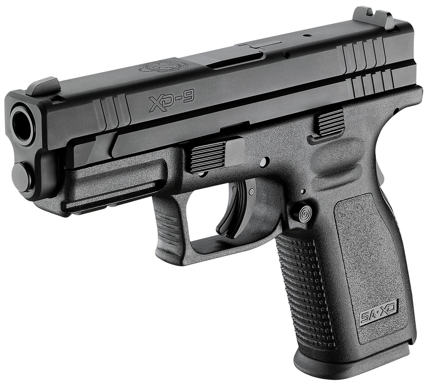 Springfield XS Service Defender Legacy DAO Pistol XDD9101, 9mm, 4", Black Polymer, 10 Rds