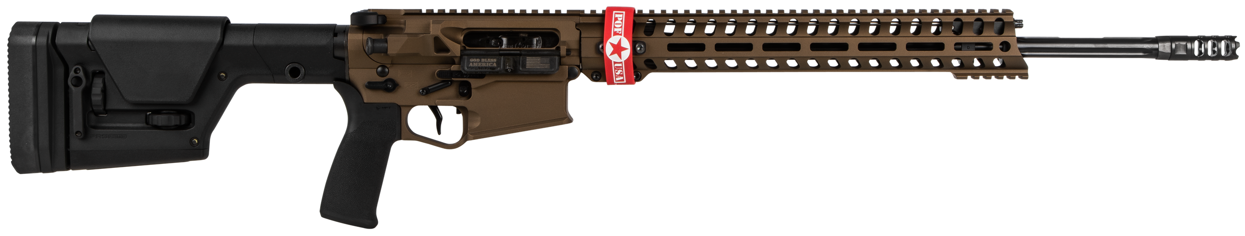 POF Revolution Gen4 Direct Impingement Semi-Auto Rifle 01567, 6.5 Creedmoor, 20", Bronze Finish, 20 Rds