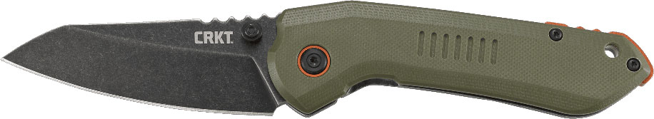 Columbia River Overland Folding Knife w/Plain Edge & G10 Handle (6280)