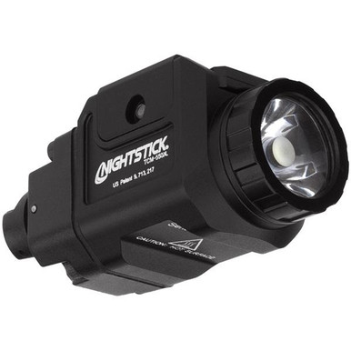 Nightstick TCM-550XLS Compact Weapon-Mounted Light w/Strobe - 550 Lumens, 4,612 Candela, Black, Waterproof