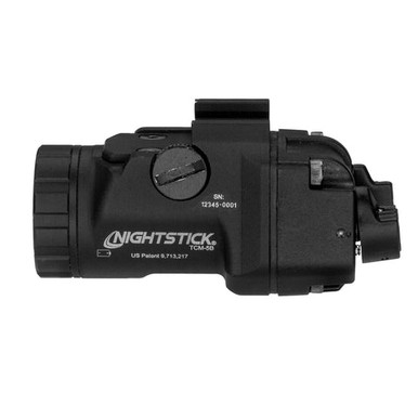 Nightstick TCM-5B Tactical Weapon-Mounted Light - Fits Glock G43X MOS, Glock G48 MOS, Shadow Systems CR920, H&K HK45C & Hellcat, 650 Lumens, 2 Hour Run Time, IP-X7 Waterproof, Matte Black