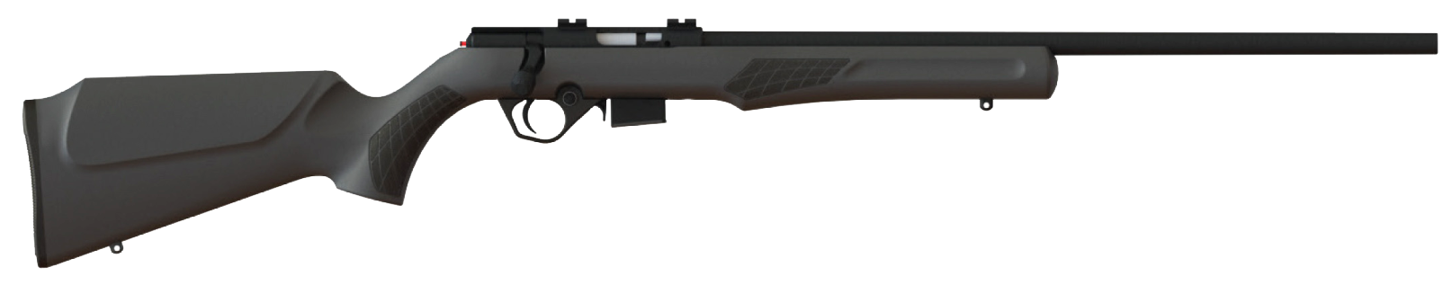 Rossi RB17 Bolt Action Rimfire Rifle RB17H2111, 17 HMR, 21", Black Synthetic Stock, Black Finish, 5 Rds