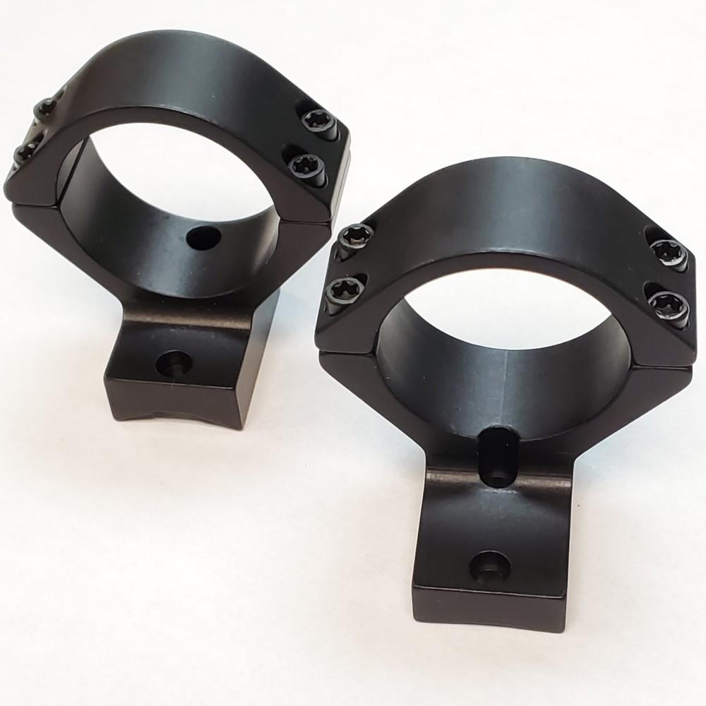 Talley 30mm Low Extended Scope Rings for CZ 600 Black 2/ct