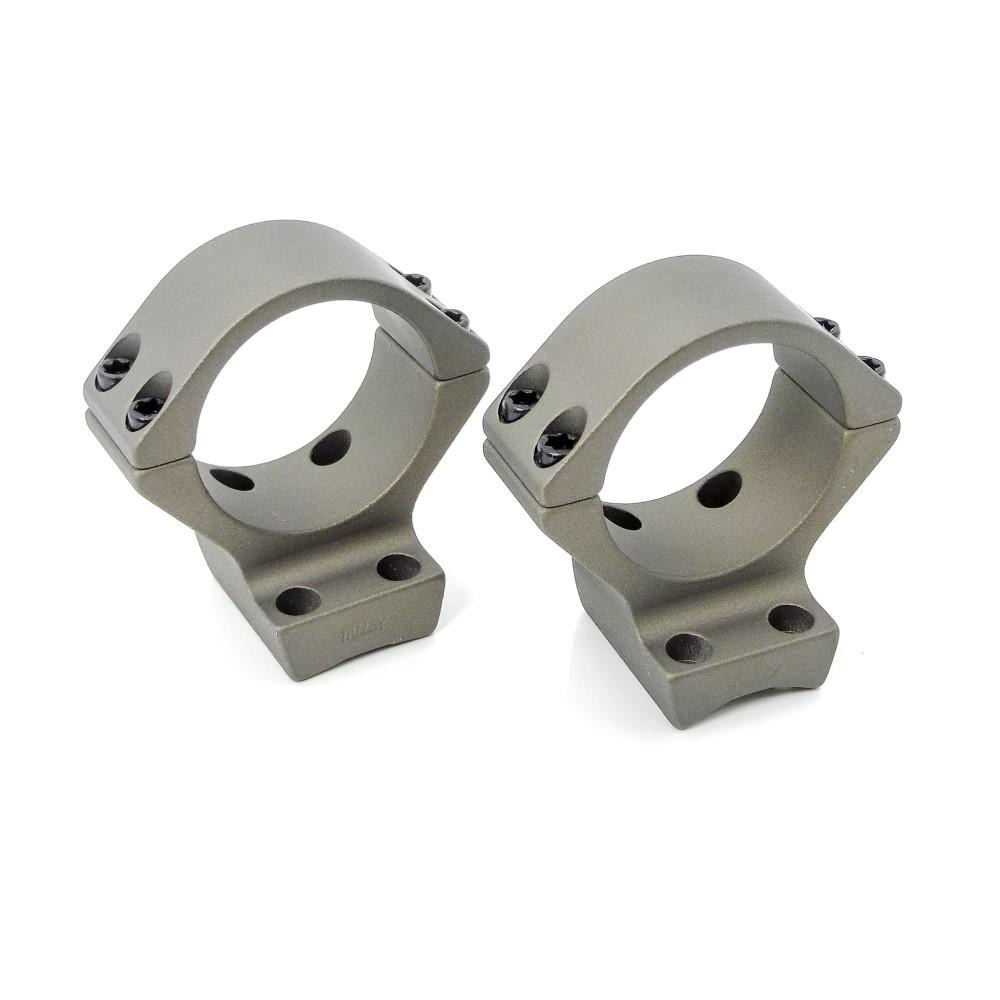 Talley Browning X-Bolt Scope Ring & Base - 30mm High 20 MOA Short/Super Short - Smoked Bronze Alloy