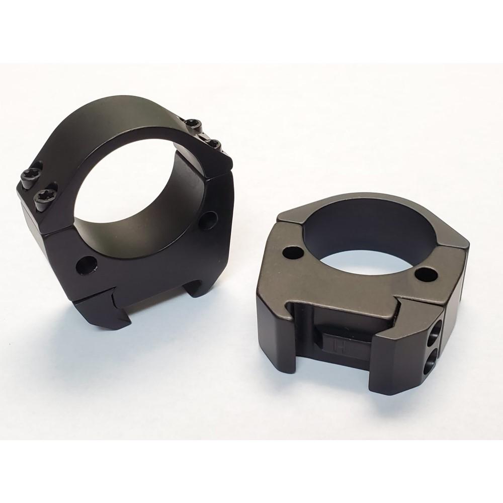 Talley Modern Sporting Scope Mount Rings Smoked Bronze 34mm High Picatinny Rail