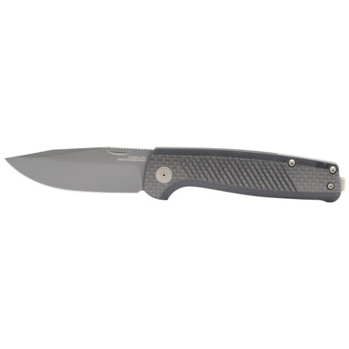 SOG Terminus SJ LTE Knife - 2.95" Graphite TiNi S35VN Clip Point Blade, Carbon Fiber Handles - Slip Joint