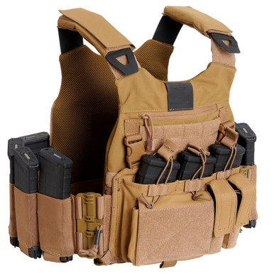 Guard Dog Body Armor Trakr Plate Carrier TRAKR-FDE-PRO Flat Dark Earth