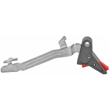 True Precision Axiom Trigger w/ Trigger Bar - Black with Red Safety, for Glock 43/43X/48