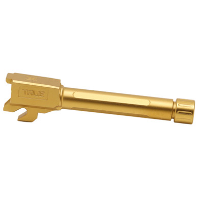 True Precision Sig P320 X-Compact 9MM Threaded Barrel - 1/2x28, Gold Titanium Nitride FinishDLC Finish