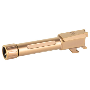 True Precision 9MM Threaded Springfield Hellcat Barrel - Copper TiCN Finish
