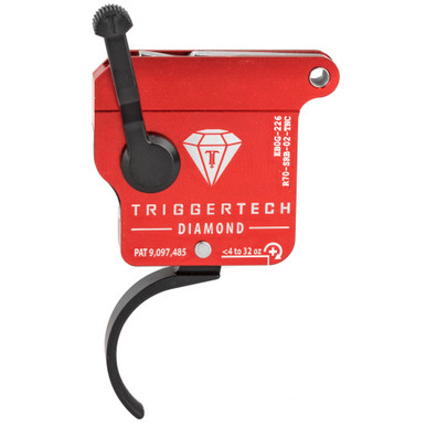 TriggerTech Diamond Remington 700 Traditional Curved Trigger Right Hand - R70-SRB-02-TNC