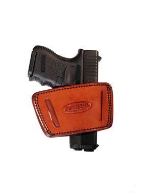 Tagua Gunleather Small IWB/OWB Ambidextrous Holster Brown