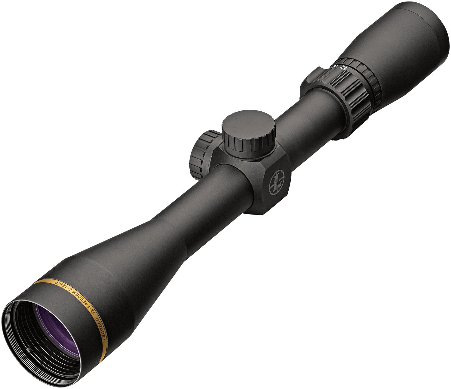 Leupold VX-Freedom Rifle Scope 180601, 4-12x, 40mm Obj, 1" Tube, Black Matte, Tri-MOA Reticle