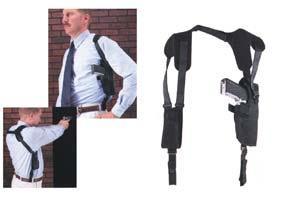 Uncle Mike's Pro-Pak Horizontal Carry Shoulder Holster 4.5-5.5" Large Autos Ambidextrous