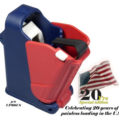 Maglula UpLULA Universal Magazine Loader/Unloader SPECIAL US FLAG EDITION - Fits 9mm-45 ACP