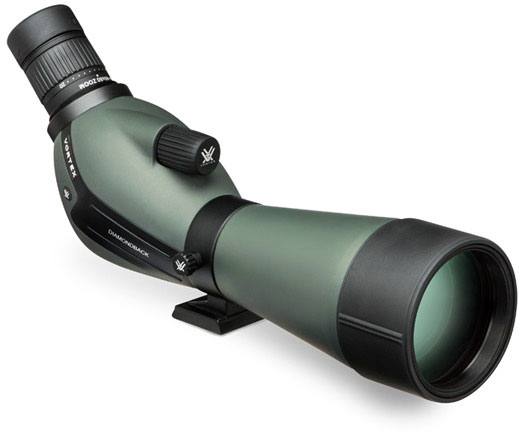Vortex Diamondback HD Spotting Scope DS-85A, Angled, 85mm, 20-60x85, Green/Black