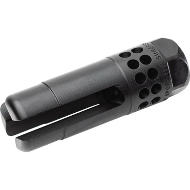 SureFire WARCOMP SPORT 3-Prong 5.56 Muzzle Device 1/2-28 - Black QPQ