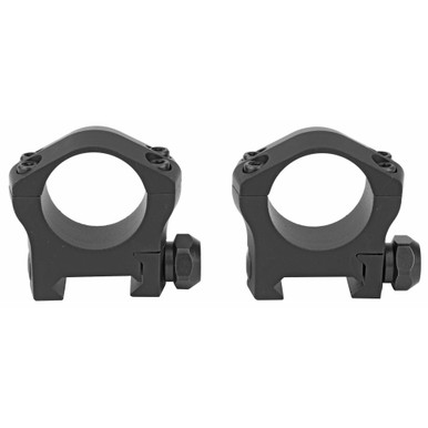 Warne Mountain Tech Scope Rings - 1", Low, Matte Black Finish